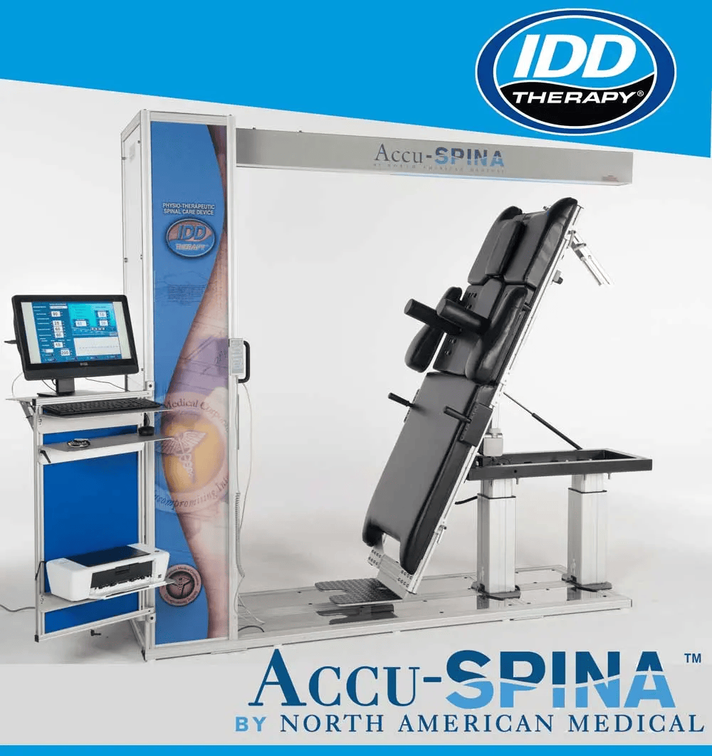 Accu-SPINA IDD Therapy spinal decompression system